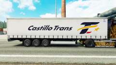 La piel Castillo Trans en una cortina semi-remolque para Euro Truck Simulator 2