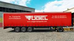 La piel de Vogel en una cortina semi-remolque para Euro Truck Simulator 2