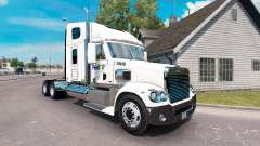 La piel en el FedEx camión Freightliner Coronado para American Truck Simulator
