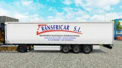La piel Transfricar S. L. cortina semi-remolque para Euro Truck Simulator 2