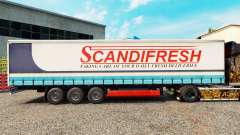 La piel Scandifresh en una cortina semi-remolque para Euro Truck Simulator 2