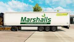 La piel de Marshalls en una cortina semi-remolque para Euro Truck Simulator 2