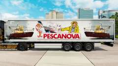La piel Pescanova cortina semi-remolque para Euro Truck Simulator 2