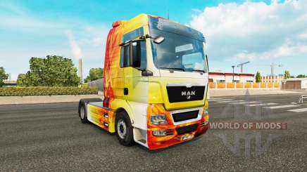 La llama de la piel para el HOMBRE camión para Euro Truck Simulator 2