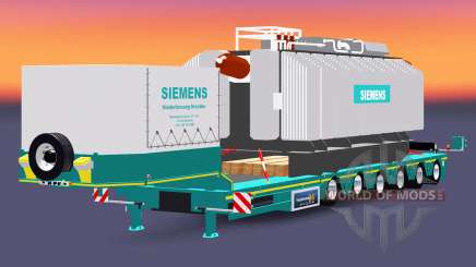 Bajo el barrido con la carga del transformador Siemens para Euro Truck Simulator 2