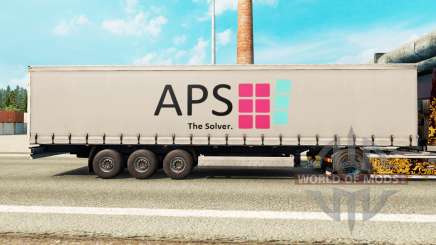 La piel de la APS en una cortina semi-remolque para Euro Truck Simulator 2