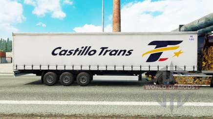 La piel Castillo Trans en una cortina semi-remolque para Euro Truck Simulator 2