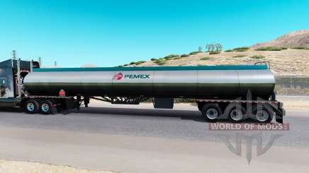 La piel de Pemex combustible semi-tanque para American Truck Simulator