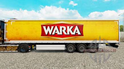 La piel Warka cortina semi-remolque para Euro Truck Simulator 2