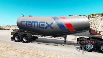 La piel de Cemex a semi-tanque de cemento para American Truck Simulator