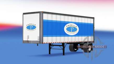 La piel Pacella de Camiones de transporte Express semi-remolque para American Truck Simulator