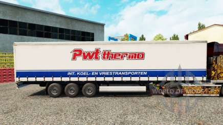 La piel PWT Termo en una cortina semi-remolque para Euro Truck Simulator 2