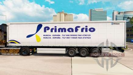 La piel Primafrio cortina semi-remolque para Euro Truck Simulator 2