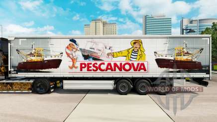 La piel Pescanova cortina semi-remolque para Euro Truck Simulator 2