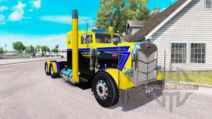 La piel de Larga Carretera Transporte por camión Peterbilt 351 para American Truck Simulator