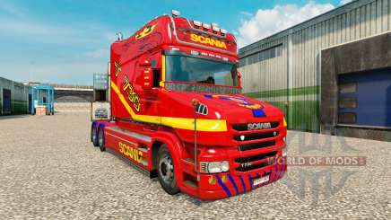 La piel de camiones Scania T para Euro Truck Simulator 2