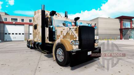 Camo de la piel para el camión Peterbilt 389 para American Truck Simulator