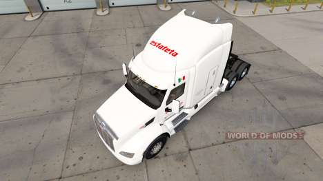 Estafeta de la piel para el camión Peterbilt 579 para American Truck Simulator