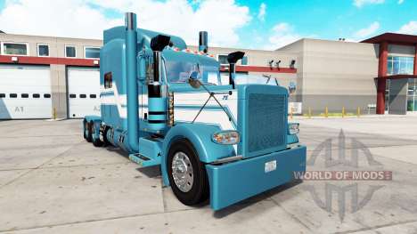 Hielo azul de la piel para el camión Peterbilt 3 para American Truck Simulator