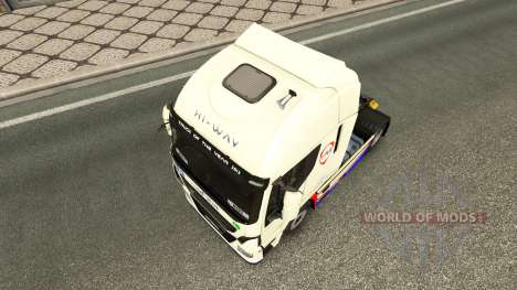 La piel FINA en el camión Iveco Hi-Way para Euro Truck Simulator 2