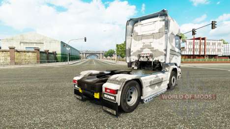 La piel del Ejército en el tractor Scania para Euro Truck Simulator 2