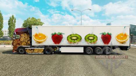 La piel de la Fruta en la refrigerados semi-remo para Euro Truck Simulator 2