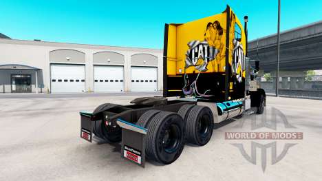Скин Caterpillar на Freightliner Classic XL para American Truck Simulator