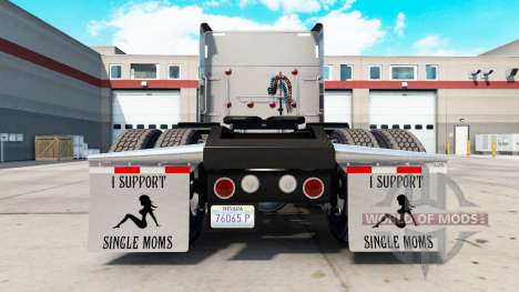 Guardabarros yo Apoyo a Madres Solteras v2.1 para American Truck Simulator