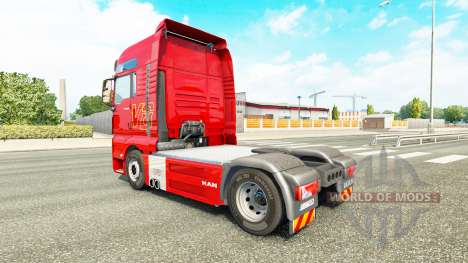 La piel V8 de montacargas HOMBRE para Euro Truck Simulator 2