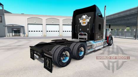 La piel de Harley-Davidson en el camión Kenworth para American Truck Simulator