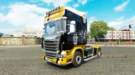 La Juventus de la piel para Scania camión para Euro Truck Simulator 2