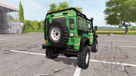 Land Rover Defender 90 Dakar v2.0 para Farming Simulator 2017