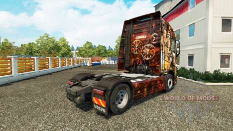 Sexy Steampunk de la piel para camiones Volvo para Euro Truck Simulator 2
