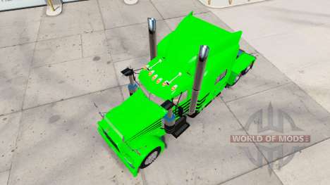 La piel Verde de la Envidia Expreso para el cami para American Truck Simulator