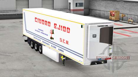 Refrigerado semi-remolque EN para American Truck Simulator