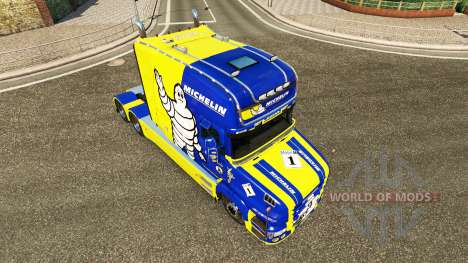 Michelin piel para camión Scania T para Euro Truck Simulator 2