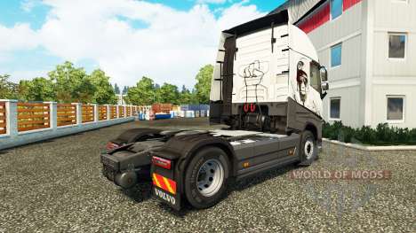Cool piel de León para camiones Volvo para Euro Truck Simulator 2