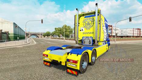 Michelin piel para camión Scania T para Euro Truck Simulator 2