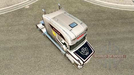 El Vabis V8 Metálico de la piel para camión Scan para Euro Truck Simulator 2