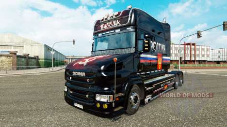 Rusia de la piel para Scania camión T para Euro Truck Simulator 2