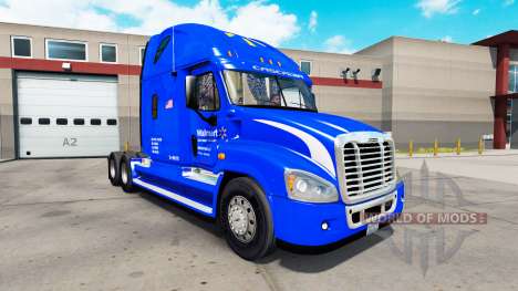 La piel de Walmart en el tractor Freightliner Ca para American Truck Simulator