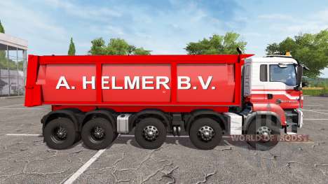 MAN TGS 18.440 A. Helmer B.V. dump v2.3 para Farming Simulator 2017