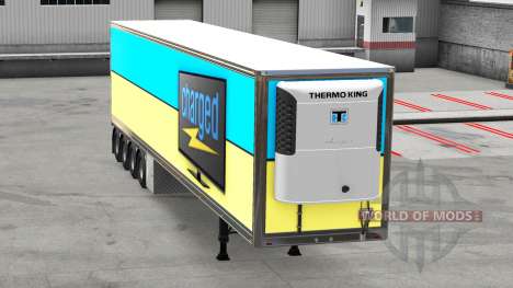 Refrigerado semi-remolque v2.0 para American Truck Simulator