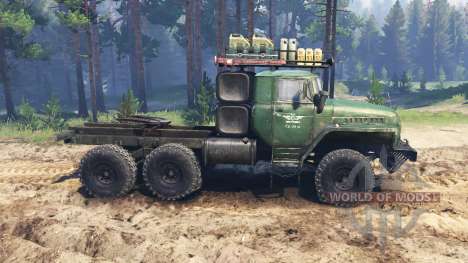 Ural-4320 tractor v2.0 para Spin Tires