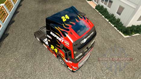 La piel de NASCAR para tractocamión Volvo para Euro Truck Simulator 2
