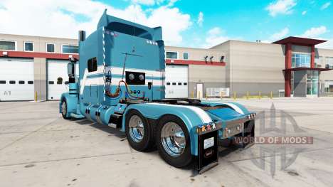 Hielo azul de la piel para el camión Peterbilt 3 para American Truck Simulator