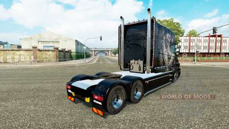 Silver Dragon piel para Scania camión T para Euro Truck Simulator 2