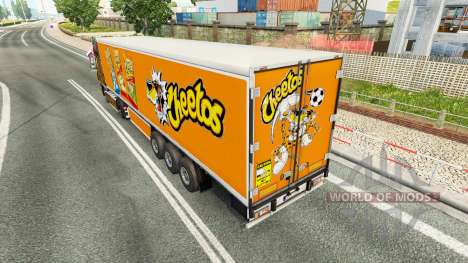 La piel de Cheetos en refrigerada semi-remolque para Euro Truck Simulator 2