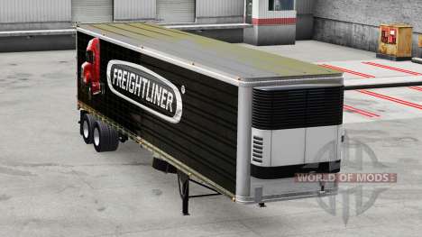 La piel Freightliner reefer semi-remolque para American Truck Simulator