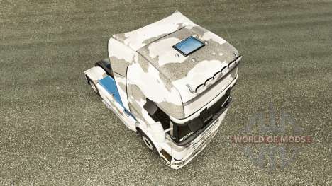 La piel del Ejército en el tractor Scania para Euro Truck Simulator 2